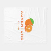 Illustratie van typografie logo artwork fleece deken (Voorkant (Horizontaal))