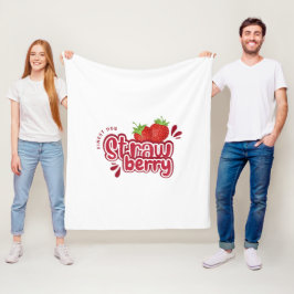 Illustratie van typografie logo artwork fleece deken