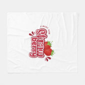 Illustratie van typografie logo artwork fleece deken (Voorkant (Horizontaal))