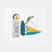 Illustratie van typografie logo artwork fleece deken (Voorkant (Horizontaal))