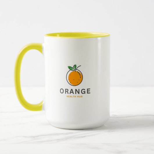 Illustratie van typografie mok (Links)