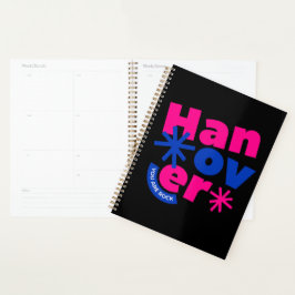 Illustratie van typografie planner