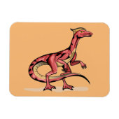 Illustratie van velociraptor. magneet (Horizontaal)