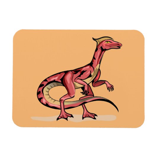 Illustratie van velociraptor. magneet (Horizontaal)