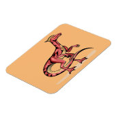 Illustratie van velociraptor. magneet (Linkerzijde)