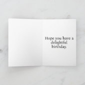 Illustratie van vers geplukte leliebloem kaart (Binnen)