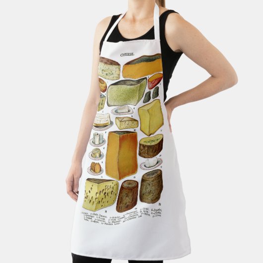  illustratie van Victoriaans kaasvariëteiten Schort (Insitu)