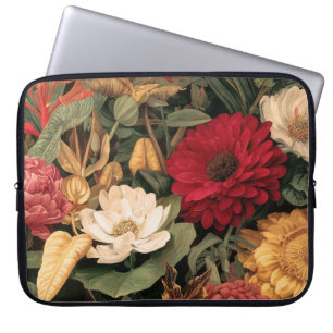 Illustratie van Vintage Botanicals Laptop Sleeve