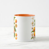 Illustratie van Vintage Botanische Abrikoos Mok (Midden)