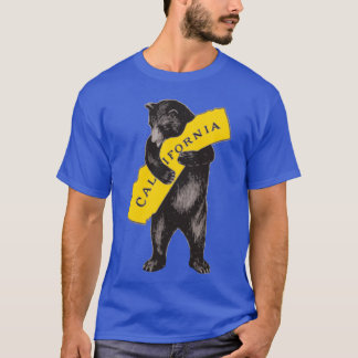 Illustratie van Vintage California Bear Hug T-shirt
