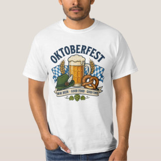 Illustratie van Vintage Oktoberfest-viering T-shirt
