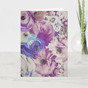 Illustratie van vintage rozen bloempatroon kaart