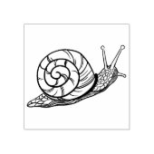 Illustratie van vintage slak rubberstempel (Afrduk)
