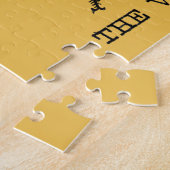 Illustratie van vintage werkbij legpuzzel (Zijkant)