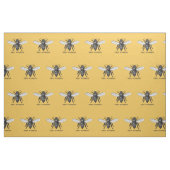 Illustratie van vintage werkbij stof (Fat Quarter)