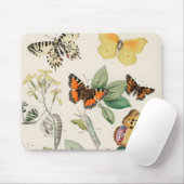  illustratie van vlinders muismat (Met muis)