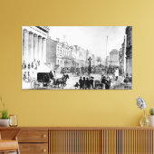  illustratie van Wall Street NYC (1867) Canvas Afdruk (Insitu (Woonkamer))