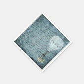 Illustratie van warmloperballon servetten (Hoek)