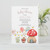 Illustratie van Waterverf van paddenstoel bevestig Kaart (Staand voorkant)