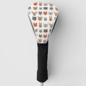 Illustratie van wilde bosdieren golfheadcover (Voorkant)