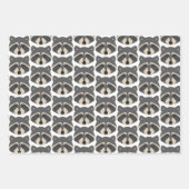 Illustratie van wilde bosdieren inpakpapier vel (Voorkant 2)