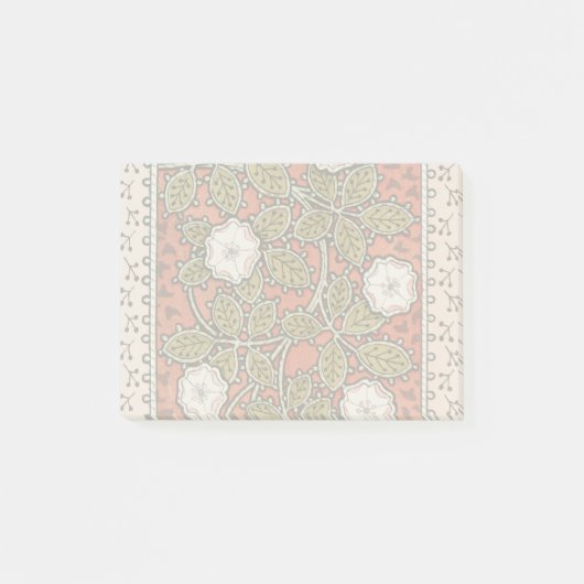 Illustratie van Wilde Roos Kunst Illustratie Bloem Post-it® Notes (Voorkant)