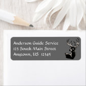 Illustratie van witstaarthert etiket (Insitu)