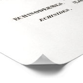  illustratie van zee-urchinen poster (Hoek)