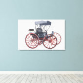 Illustratie van zelfloos vervoer canvas afdruk (Insitu (Houten vloer))