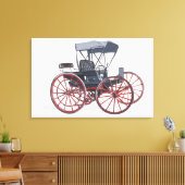 Illustratie van zelfloos vervoer canvas afdruk (Insitu (Woonkamer))