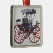 Illustratie van zelfloos vervoer metalen ornament (Rechts)