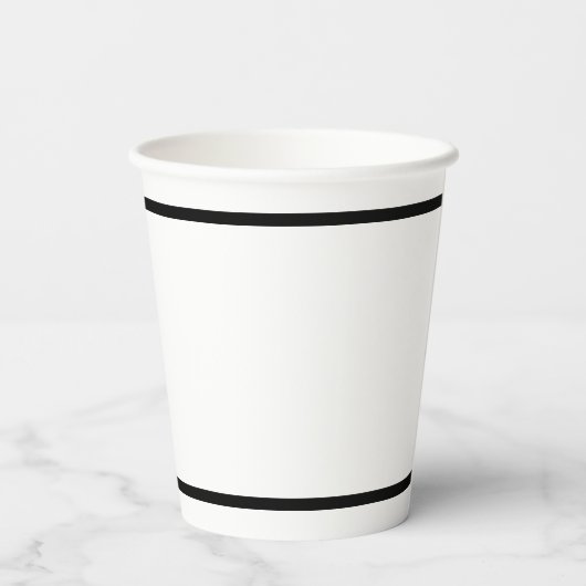 Illustratie van zwarte en witte drone Birthday Par Papieren Bekers (Achterkant)