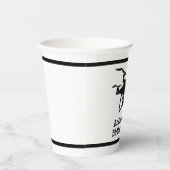 Illustratie van zwarte en witte drone Birthday Par Papieren Bekers (Rechts)