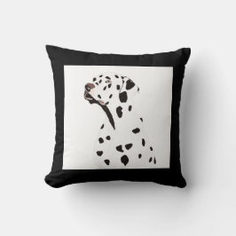 Illustratie van zwarte/witte dalmatische honden kussen