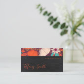 Illustratie ventilatorpatroon | Leder Visitekaartje (Staand voorkant)