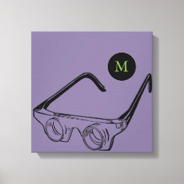  illustratie Vergrootglazen Monogram C Canvas Afdruk