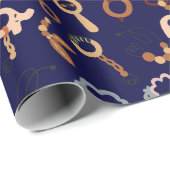 Illustratie vervul papier voor blauw Speelgoed (Rol Hoek)