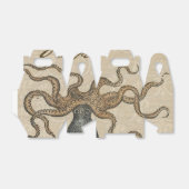 Illustratie Vintage Octopus Kraken Bedankdoosjes (Uitgevouwen)