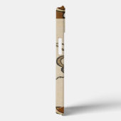 Illustratie Vintage Octopus Kraken Case-Mate iPhone Case (Achterkant / Rechts)