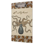 Illustratie Vintage Octopus Kraken Klembord (Links)