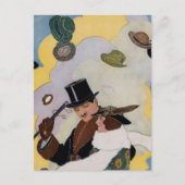 Illustratie Vintage Puck Magazine Briefkaart (Voorkant)