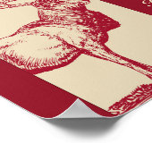 Illustratie Vintage rendieren Poster (Hoek)