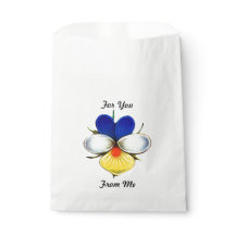 Illustratie Viola Flower w/ Custom Message