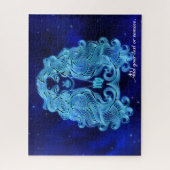 Illustratie Virgo astrology horoscope zodiac sign Legpuzzel (Verticaal)