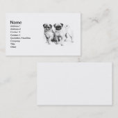  illustratie visitekaartje (Voorkant / Achterkant)