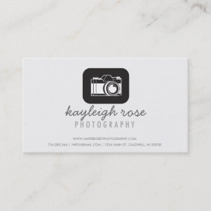 Illustratie Visitekaartje fotografie