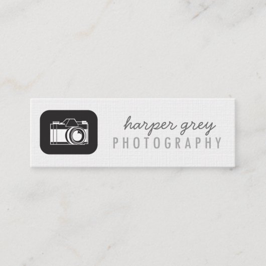 Illustratie Visitekaartje fotografie (Voorkant)