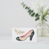 Illustratie Visitekaartjes voor de hoge-hielpomp (Staand voorkant)