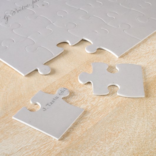 Illustratie  vlek (1835) legpuzzel (Zijkant)