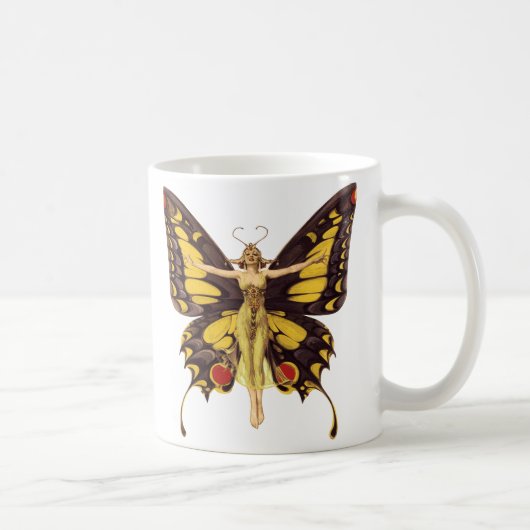 illustratie Vlinderfee Koffiemok (Rechts)